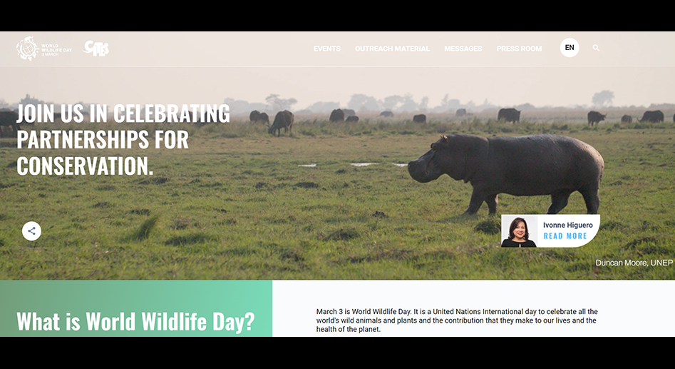 World Wildlife Day 2023 website launched | CITES