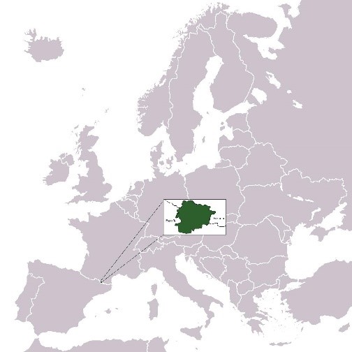 Andorra, location map
