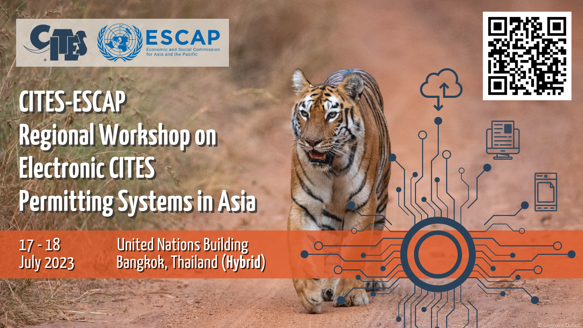CITES-ESCAP eCITES Bangkok Workshop (hybrid) - poster