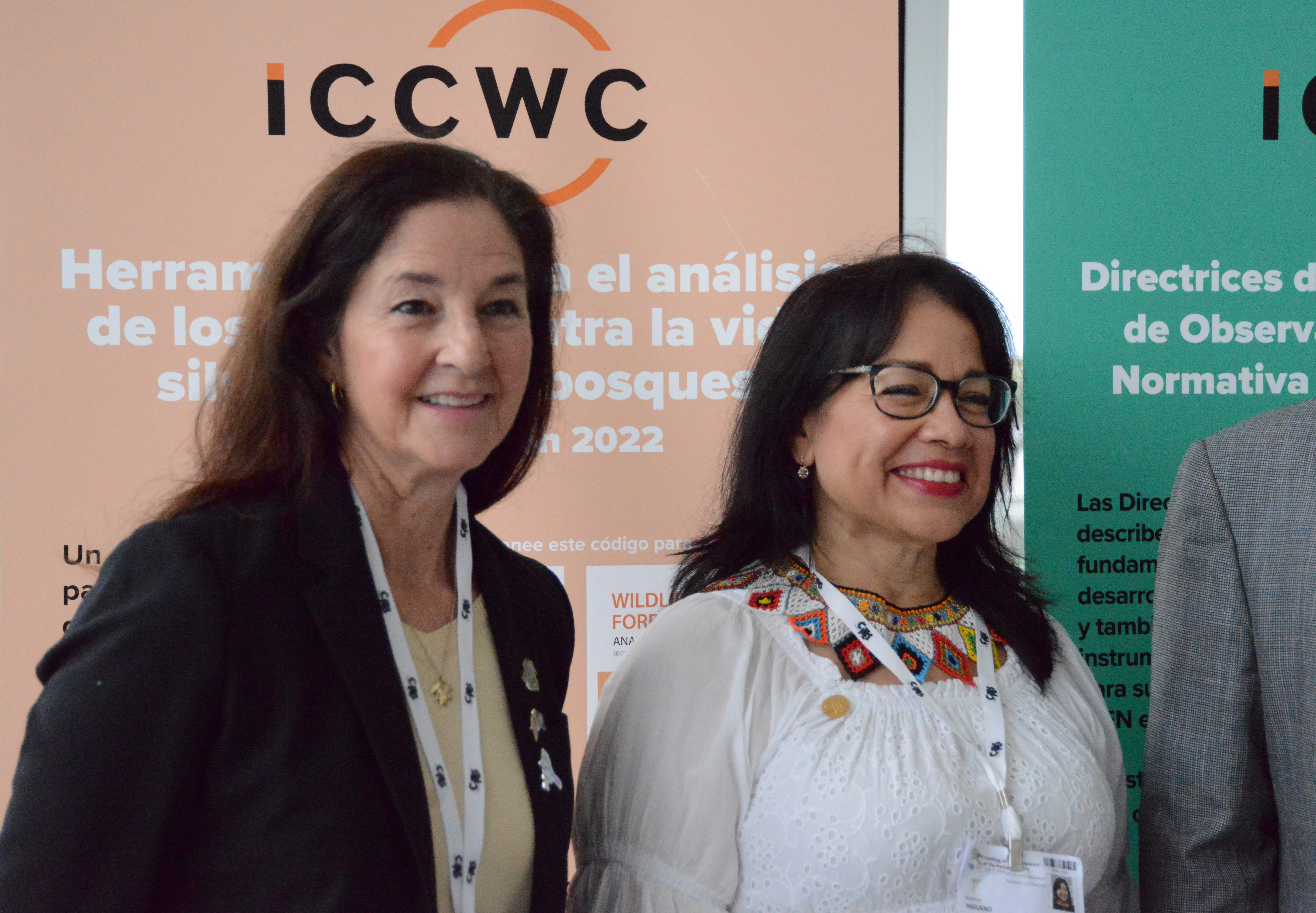 UN Biodiversity & Water Resources Envoy, Monica Medina and CITES Secretary-General, Ivonne Higuero