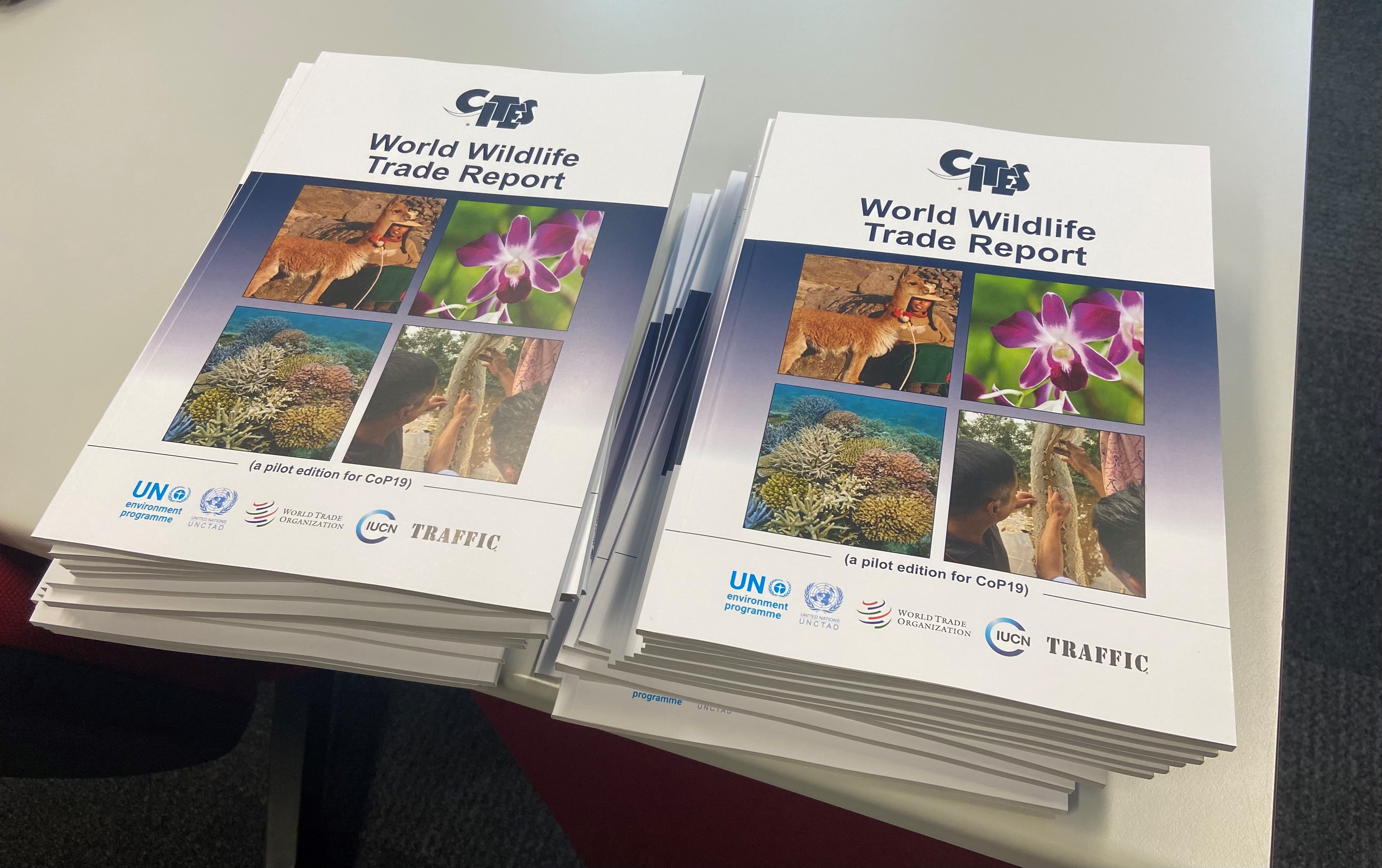Front cover of World Wildlife Trade Report