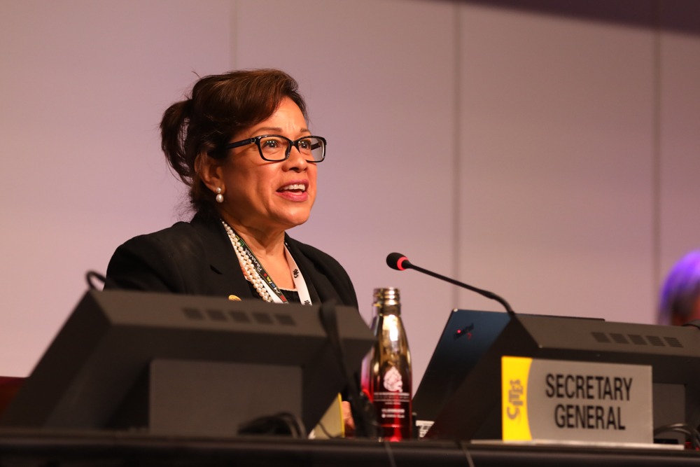 Headshot of CITES Secretary-General Ivonne Higuero