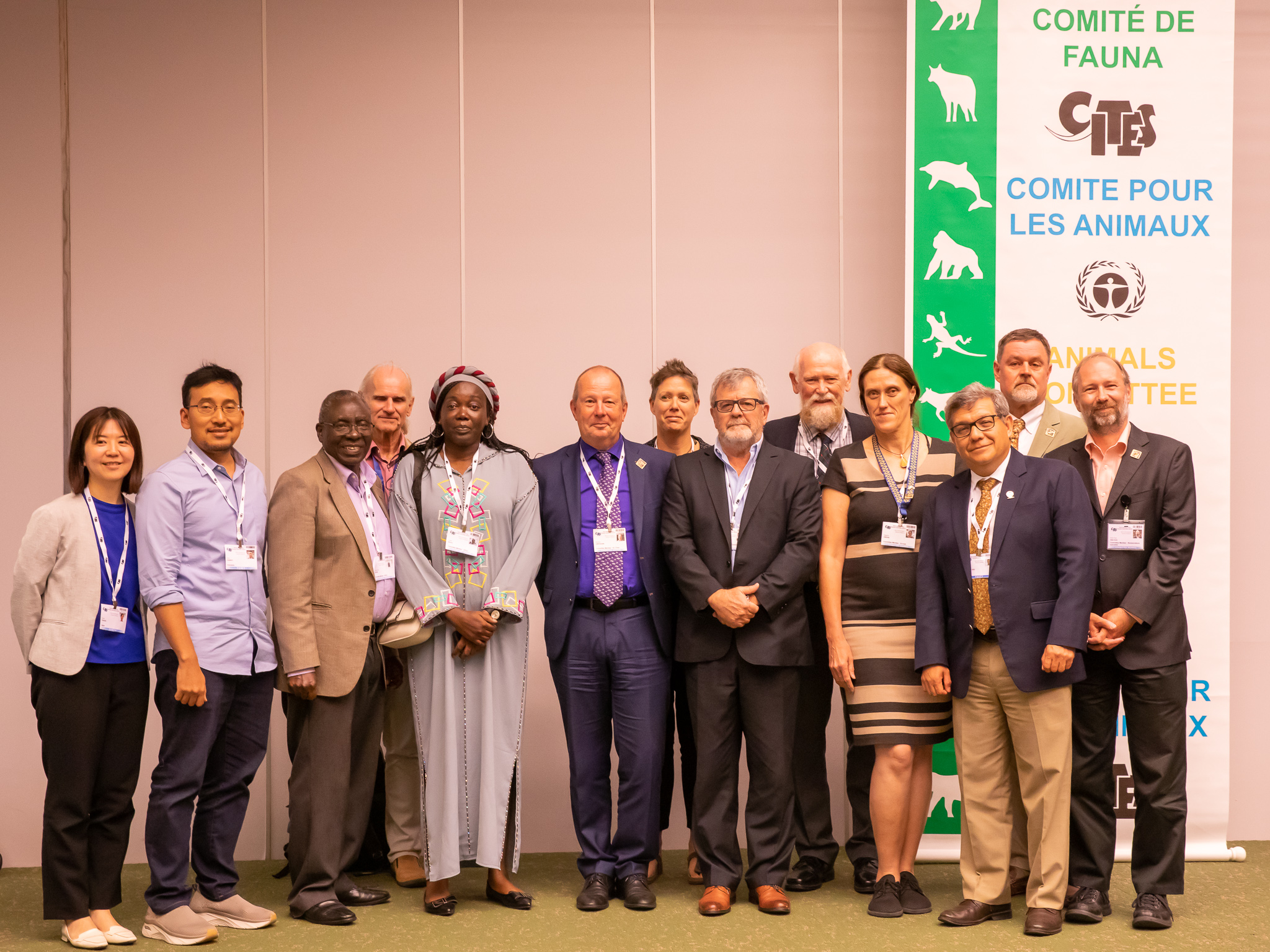 CITES Animals Committee Members group photo