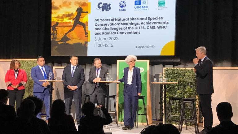 Environment Ministers speak at CITES Event