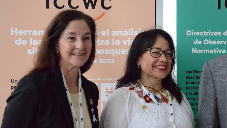US Biodiversity & Water Resources Envoy, Monica Medina and CITES Secretary-General, Ivonne Higuero